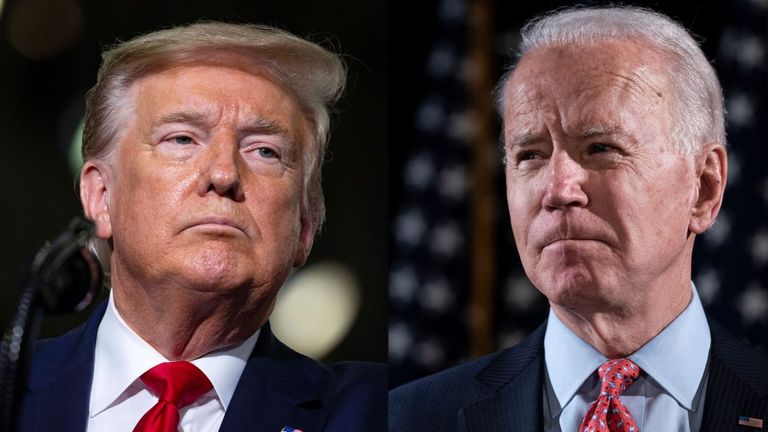 Trump and Biden